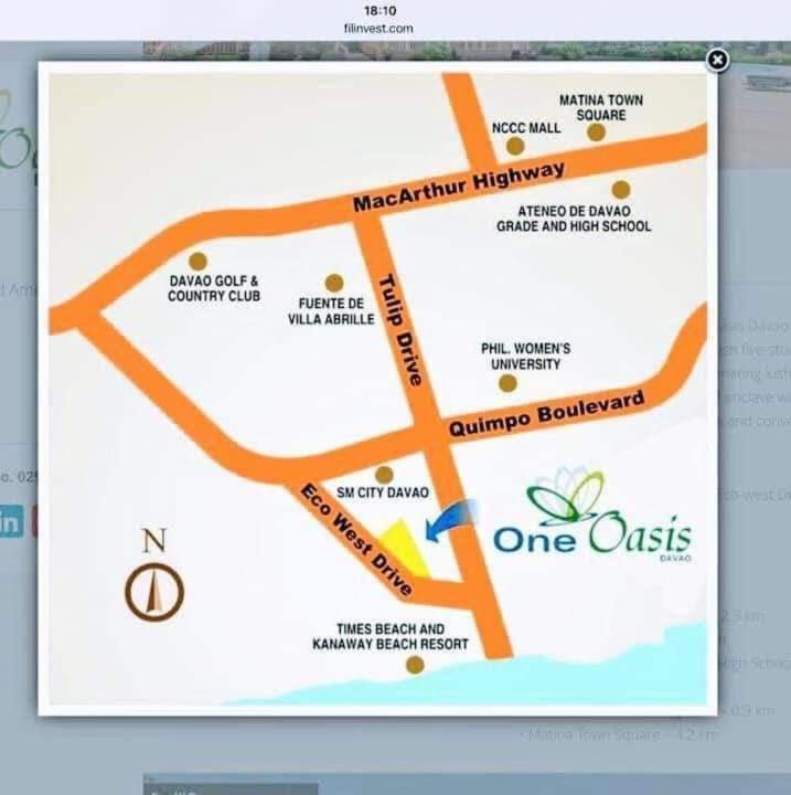 1Bedroom One Oasis Condo Fullyfurnished Davao City Екстериор снимка